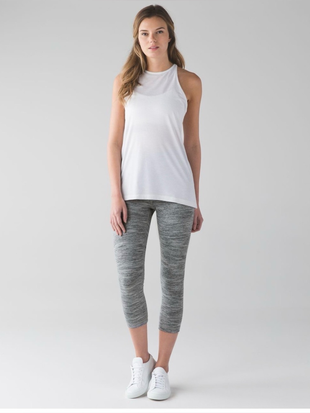 LULULEMON Wunder Under Crop (Hi-Rise) in Space Dye Camo Seal Grey Deep Coal